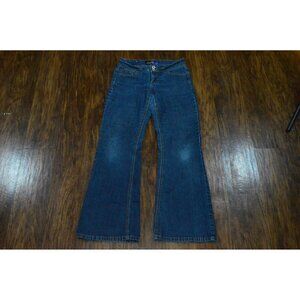 Angels Wide Leg Jeans Boot Cut Womens Juniors Size 7 Dark Wash